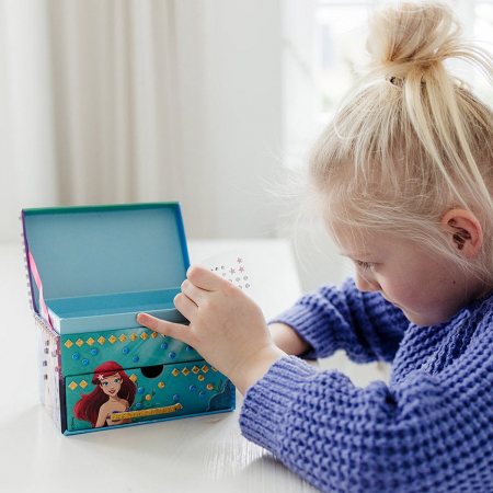 Set creativ DIY Decoreaza propria cutie de bijuterii, Disney Princess [8]