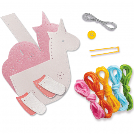 Set creativ DIY - Geanta din piele artificiala Unicorn [1]