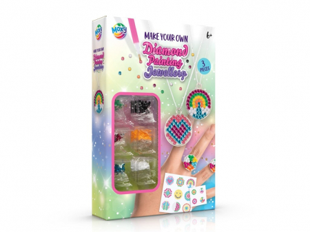 Jocuri creative - Set creativ DIY, Set 3 bijuterii, diamond painting