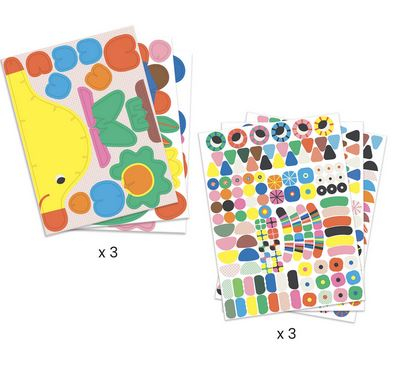 Set creativ Djeco, Animale 3D [2]
