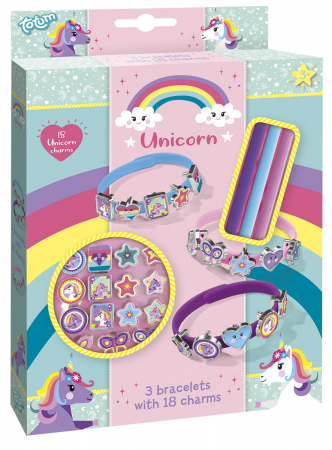 Jocuri educative - Set creativ DYI Bratari cu unicorni