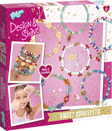 Idei de cadouri sub 100 de lei - Set creativ DYI Bratari dulci, Design and shine
