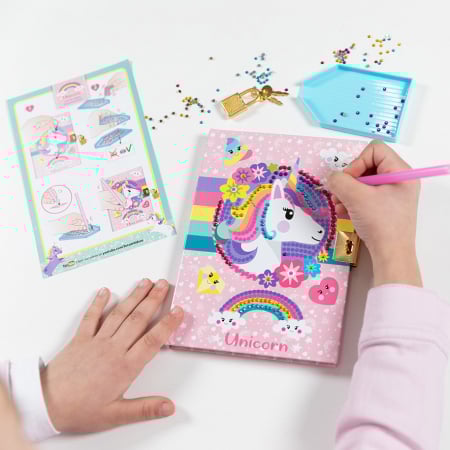 Set creativ Jurnalul meu cu unicorni si diamante [2]