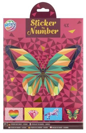 Art & Craft - Set creativ, Lipeste pe numere, A4, fantezie, Grafix