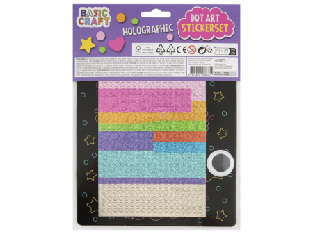 Set creativ Mozaic cu abtibilduri holografice, Dot Art, Unicorn [1]