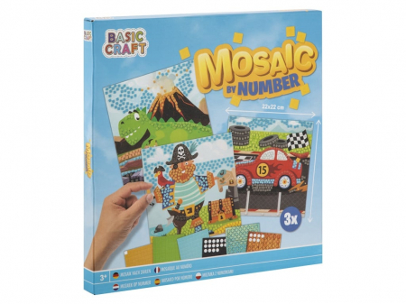 Jocuri Creative - Set creativ, Mozaic pe numere, Grafix