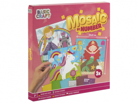Jocuri Creative - Set creativ, Mozaic pe numere, Grafix