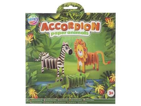 PROMOȚII - Set creativ Origami ondulat, animale salbatice