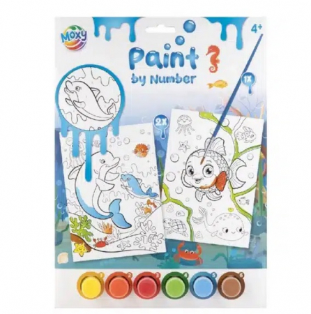 Vârstă - Set creativ Picteaza pe numere, A4