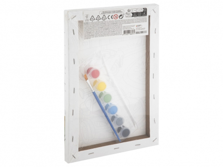 Set creativ Picteaza pe numere, Canvas, masini [1]