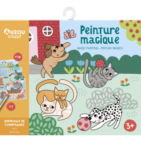 Top jucării - Set creativ, pictura magica cu apa - Animale de companie