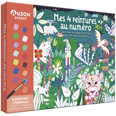 Rechizite scolare - Auzou Set creativ Pictura pe numere