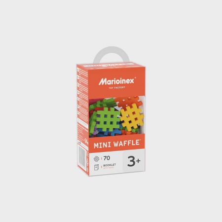 Jucării copii 7-8 ani - Set de constructie, 70 piese, Mini Waffles, Marioinex