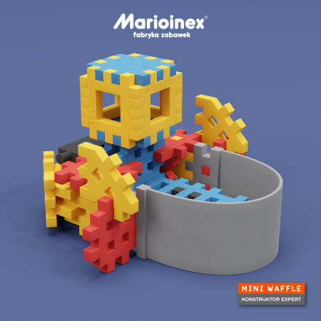 Set de constructie, Constructor Expert, 141 piese, Mini Waffles, Marioinex [4]