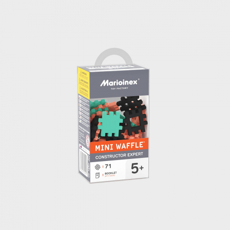 Idei de cadouri sub 100 de lei - Set de constructie, Constructor Expert, 71 piese, Mini Waffles, Marioinex