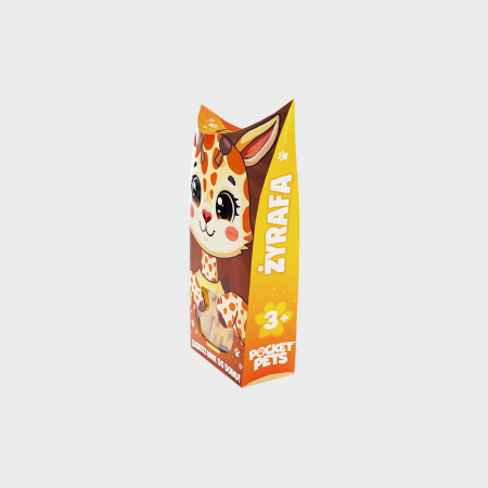 Set de constructie de calatorie, Girafa, 35 piese, Micro Waffles, Marioinex [4]