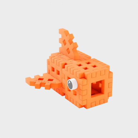 Set de constructie de calatorie, Peste, 16 piese, Micro Waffles, Marioinex [1]