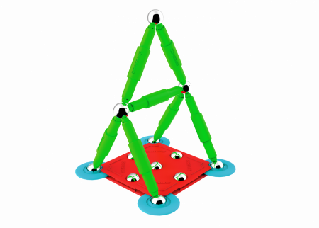 Set de constructie magnetic Supermag Classic, 27 piese [5]