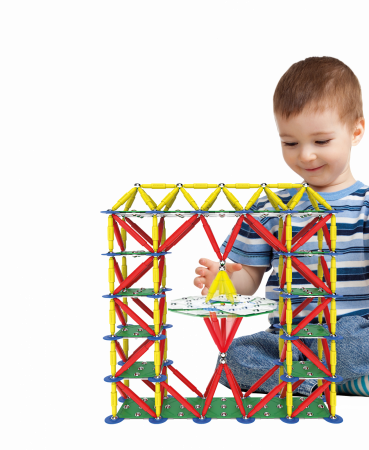 Set de constructie magnetic Supermag Classic, 72 piese [1]