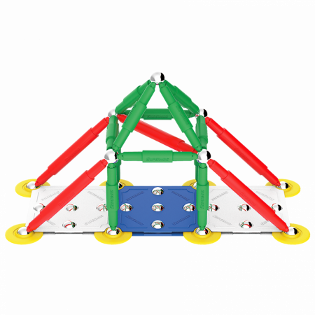 Set de constructie magnetic Supermag Classic, 72 piese [10]
