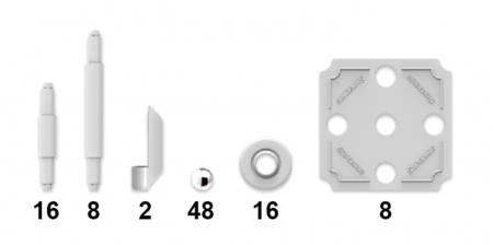 Set de constructie magnetic Supermag Classic, 98 piese [9]