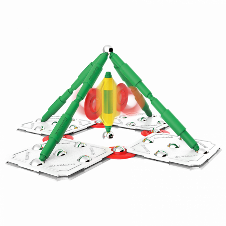 Set de constructie magnetic Supermag Classic, 98 piese [7]