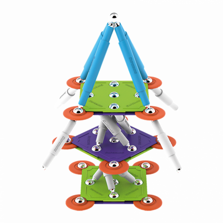 Set de constructie magnetic Supermag Color, 72 piese [4]