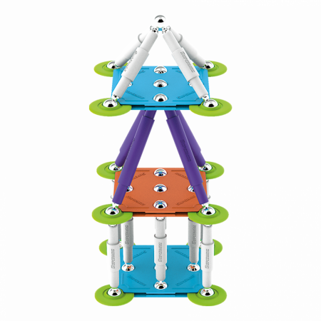 Set de constructie magnetic Supermag Color, 72 piese [5]