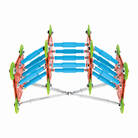 Set de constructie magnetic Supermag Color, 98 piese [6]