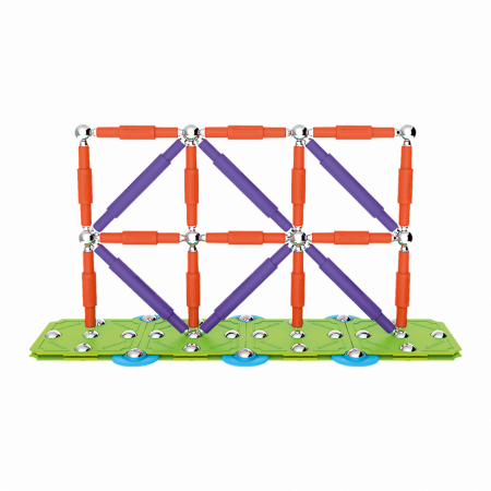 Set de constructie magnetic Supermag Color, 98 piese [7]