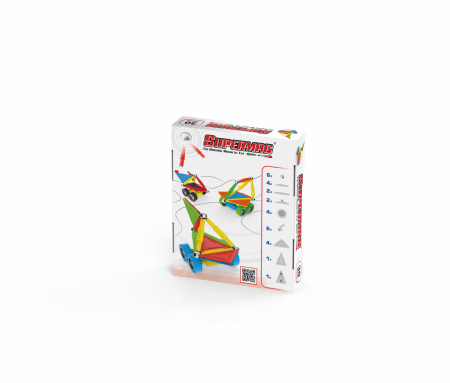 Set de constructie magnetic Supermag Projects Masini, 30 piese [1]