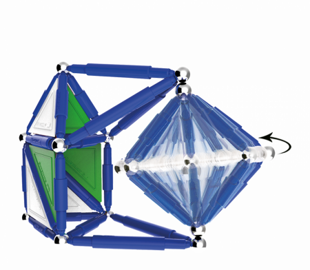 Set de constructie magnetic Supermag Tags, 116 piese [7]