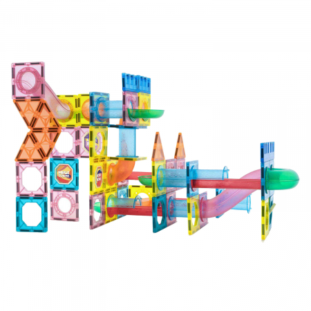 Set de constructie Marble Run, Magnetiles, XL, 96 piese, Moxy [3]