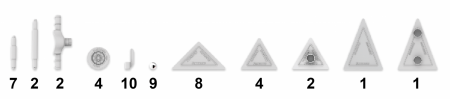 Set de constructie masini cu piese magnetice Supermag, 50 piese [3]