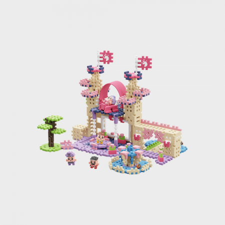 Set de constructie, Printese, 280 piese, Mini Waffles, Marioinex [1]