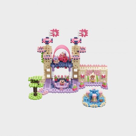 Set de constructie, Printese, 280 piese, Mini Waffles, Marioinex [8]