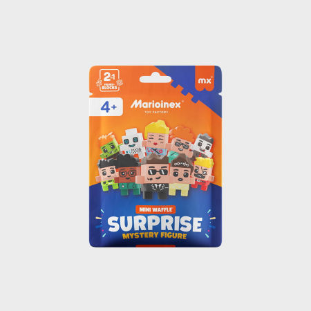Jucării copii 7-8 ani - Set de constructie, Surpriza, Mini Waffles, Marioinex
