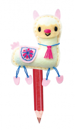 Set de cusut DIY - decoratiune topper pentru creion - Lama [1]