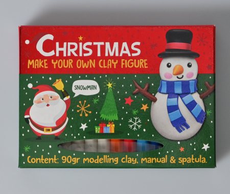 Jucarii 3-5 ani - WinsHolland-Set DIY Creeaza propria figurina din plastilina, tematica Craciun