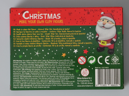 Set DIY Creeaza propria figurina din plastilina, tematica Craciun [1]