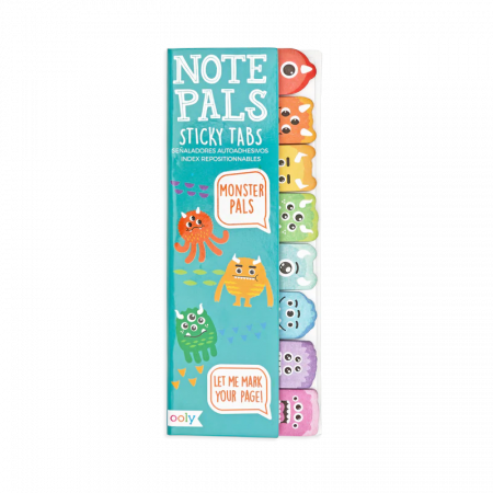Agende - Set index si notite autoadezive, Note Pals Monstruleti
