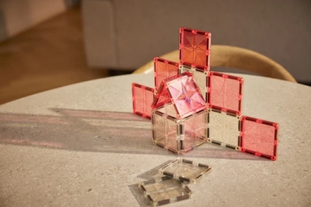 Set magnetic de construit cu placi stralucitoare, Cleverclixx [2]