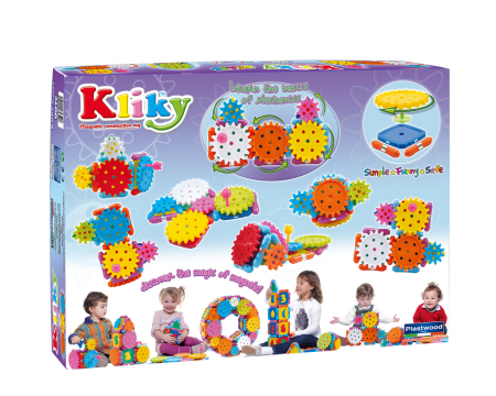 Set magnetic pentru bebelusi Supermag Kliky - Rotite dintate, 25 piese [4]