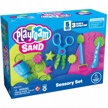Jucării - Set nisip kinetic cu accesorii - Playfoam