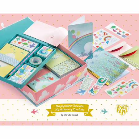 Jocuri creative - Set papetarie Djeco, Charlotte