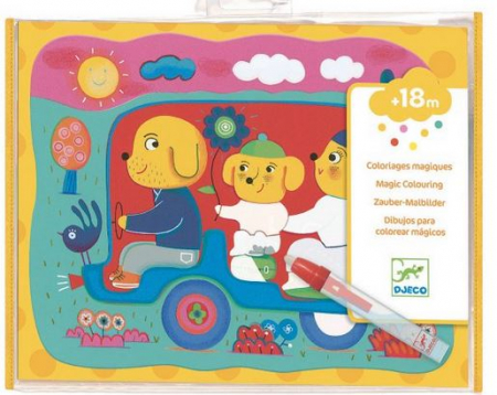 Idei de cadouri sub 100 de lei - Set pictură cu apă, La drum