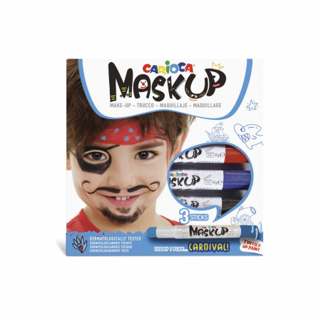 Jocuri educative - Set pictura pe fata si corp, face painting, Mask-Up Carnival