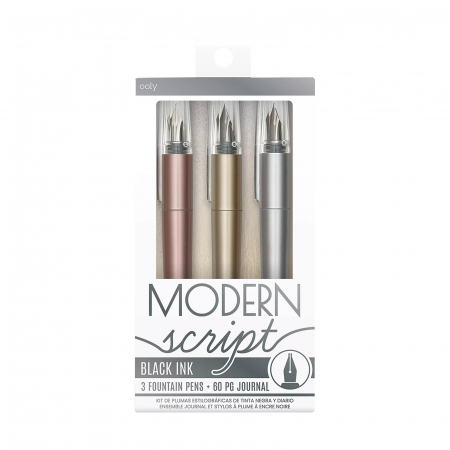 Stilouri și pixuri - Set stilouri si carnet Modern Script - set de 4