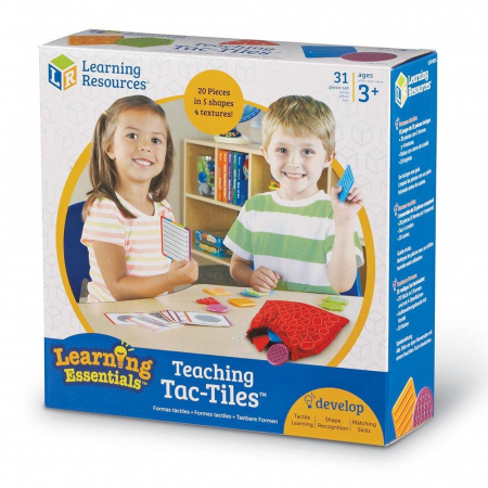 Jocuri educative pentru școală/grădiniță - Set tactil - Texturi si forme