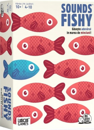 Jocuri educative - Sounds Fishy - Gaseste adevarul in marea de minciuni! - Joc de petrecere, lb.romana